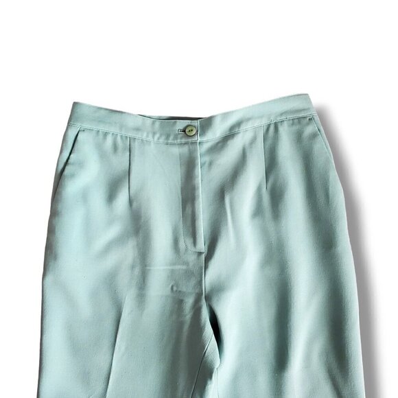 DRAPERS & DAMONS MINT GREEN SLACKS SIZE 8P - Picture 3 of 9
